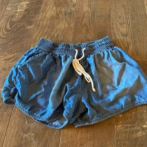 Denim shorts